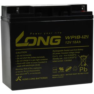 Long blybatteri WP18-12I 12V 18Ah till cykliske applikationer