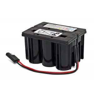 Enersys / Hawker blybatteri, Monoblock 12V 2,5Ah med Kabel & kontakt