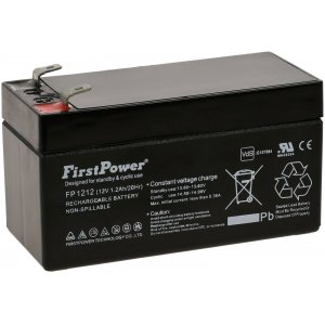 Firstpower Bly-Gel batteri FP1212 1,2Ah 12V VdS