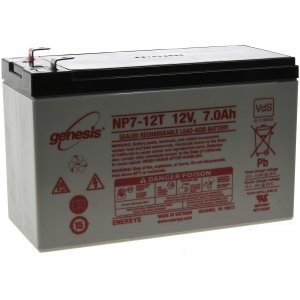 Enersys Hawker AGM Genasis blybatteri 12V 7 Ah VdS
