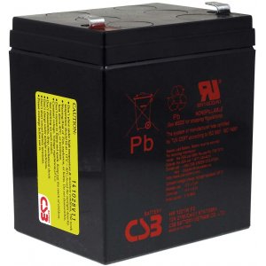 CSB High Ratte blybatteri HR1221WF2 12V 5,1Ah