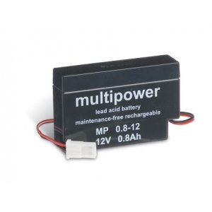 powery blybatteri (multipower) MP0,8-12