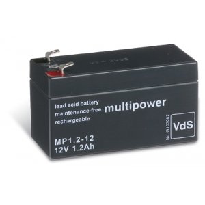 powery blybatteri (multipower) MP1,2-12 Vds