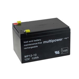 powery blybatteri (multipower) MP12-12 Vds