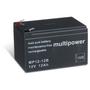 powery blybatteri (multipower) MP12-12B Vds