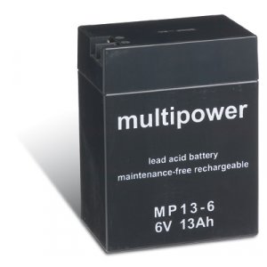 powery blybatteri (multipower) MP13-6
