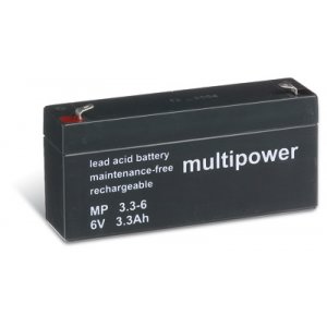 powery blybatteri (multipower) MP3,3-6