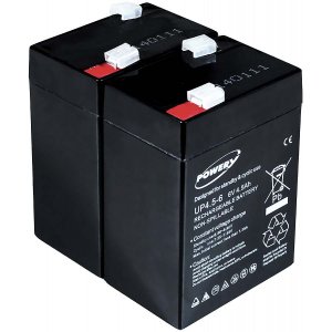 2 BleiBatteri till Panasonic LC-R064R5P