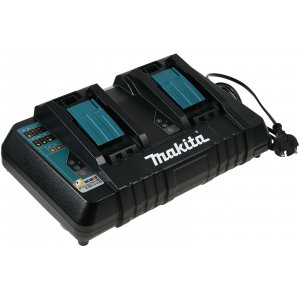 dubbelt-laddareMakita typ DC18RD till Blockbatterier 9,6V-14,4V NiMH / 14,4V-18V Li-Ion batterier Original