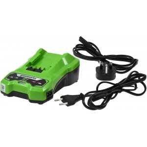 Snabb-laddareGreenworks tools G24C 24V Li-Ion, till 24V Li-Ion Greenwork-batteri t.ex. G24B2, G24B4