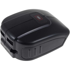 batteri-Adapter / batteri-LadeAdapter med 2x USB-anslutning till Makita 14,4V/18V