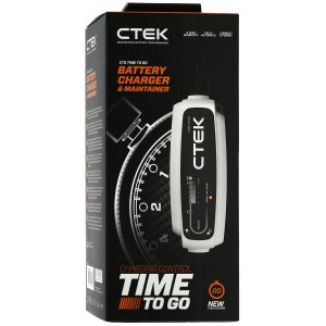 CTEK CT5 Time tv Go, batteriladdare, med Countdown-Display 12V 5A EU-kontakt