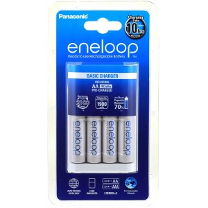 Laddare Panasonic eneloop BQ-CC18 inkl. 4x batteri Panasonic eneloop AA 1900mAh