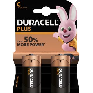 batterier Duracell Plus MN1400 LR14 Baby 2/ Blister