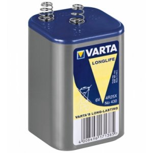 Lantrnebatteri Varta type 0430 4R25 6V-Block