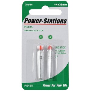 OEM Lithiumbatterier CR435 med rd LED