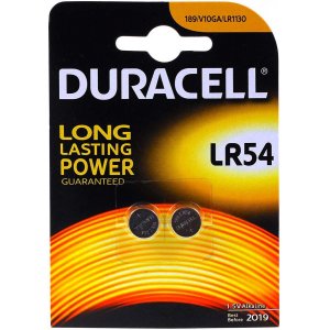 10x Duracell Knappcell Typ AG10 2er Blister