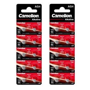 20x Camelion knappcell LR66 / AG4 / G4 / LR626 / 177 / SR626W / GP77A / 377