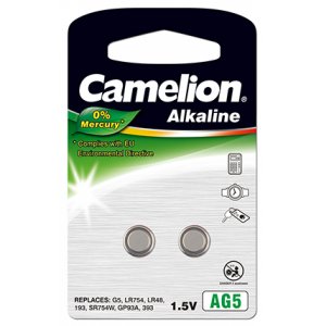 Camelion knappcell LR48 LR754 AG5 2/ Blister