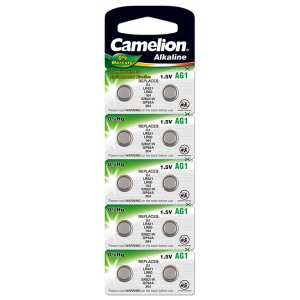 Camelion knappcell LR60 / AG1 / LR621 / 364 / G1 / 164 / GP64A 10/ Blister