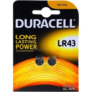 Duracell knappcell LR43 LR1142 AG12 V12GA 2/ Blister