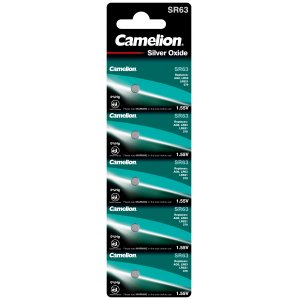 Camelion Silveroxid-knappcell SR63 / SR63W / G0 / 379 / 379S / SR521 5/ Blister