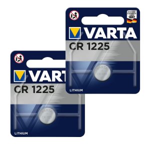 2x Lithium knappcell, batteri Varta CR1225 2x 1/ Blister