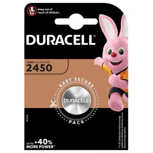 Lithium knappcell Duracell DL2450/ CR2450 1/ Blister