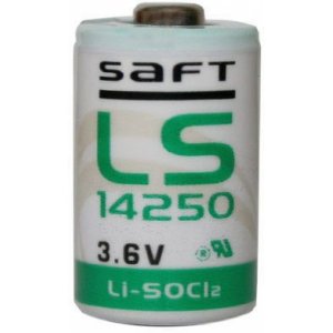 Lithium batteri Saft LS14250 1/2AA 3,6Volt