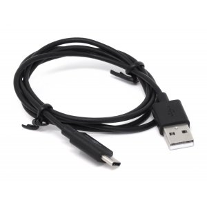 Goobay USB-C Lade- och Synchronisattionskabel till Maskine mir USB-C anslutning, 1m, svart