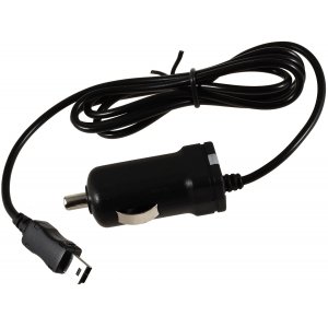 powery Bil-laddkabel f. Navigatorssystem med integr. TMC-antenn 12-24V till 1x Mini-USB 1000mA