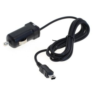 Bil-laddkabel / laddare/ Biltvttladdare till Cigarettndare med Mini USB 1A