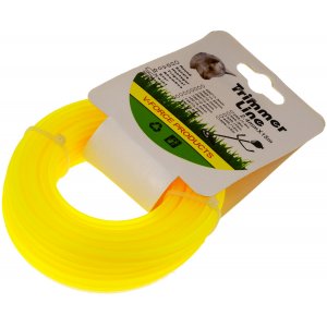 Erstttrimmertrd/klipptrd, etc. Fr Bosch, Makita, Gardena, Husqvarna 2,4 mm 15 m gul