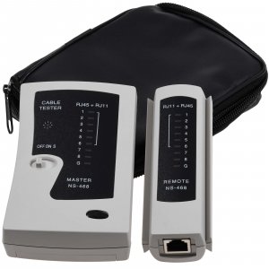 Ntverkskabeltestare fr kontroll av CAT 5/6 ntverk och ISDN -anslutningar