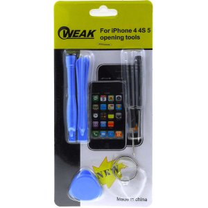 powery Verktyg set till Iphone 4, 4s, 5, 5c, 5s, ,6, 6 Plus