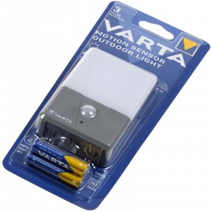 Varta nattljus, lampa, rrelsesensor utomhusljus LED inklusive 3x AAA