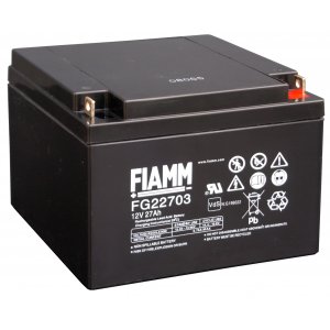 FIAMM blybatteri FG22703 12V 27Ah