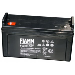 FIAMM blybatteri FG2C007 12V 120Ah