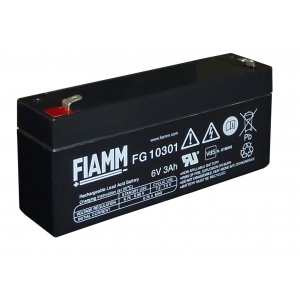 Fiamm blybatteri FG10301 6V 3Ah
