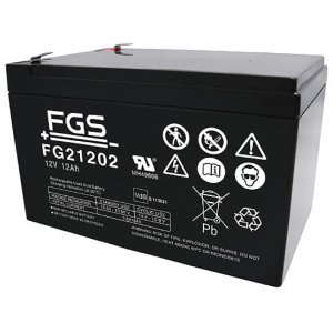 FGS FG21202 blybatteri 12V 12Ah