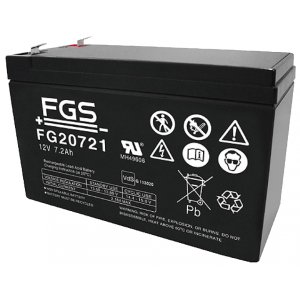 FGS FGL20721 High Rate Longlife blybatteri 12V 7,2Ah