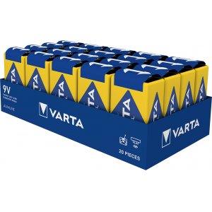 Varta Industrial Alkaline batterier 6LR61 E 20 4022211111