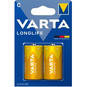 Varta Longlife Alkaline Batteri LR14 C 2/ 04114101412