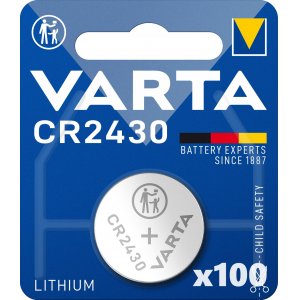 Varta CR2430 knappcell Batteri Lithium 3V 1 Blister x 100 (100 batterier)