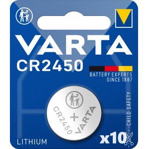 Varta CR2450 knappcell Batteri Lithium 3V 1 Blister x 10 (10 batterier)