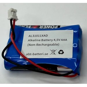 Alkalisk Batteripaket staket AAA 4,5V Kontakt XAD +H (AL31011XAD)