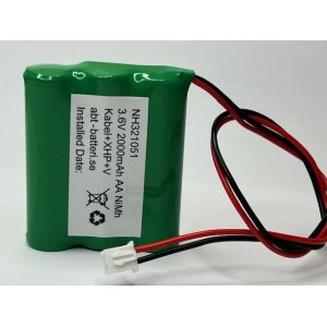 Nimh batteripaket 3,6V 2000mAh AA std. staket kontakt XHP +V (NH321051)