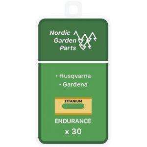 NGP Titanbelagd Endurance Rostfri Stlkniv 0.75mm fr Husqvarna & Gardena 30st.(61-066)