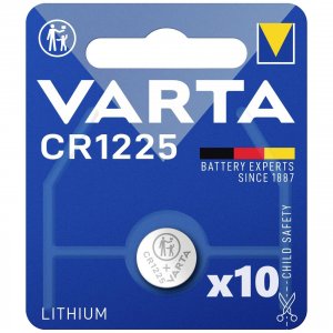 Varta CR1225 knappcell Batteri Lithium 3V 1 Blister x 10 (10 batterier)