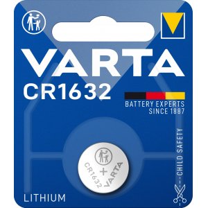 Varta CR1632 knappcell Batteri Lithium 3V 1 Blister